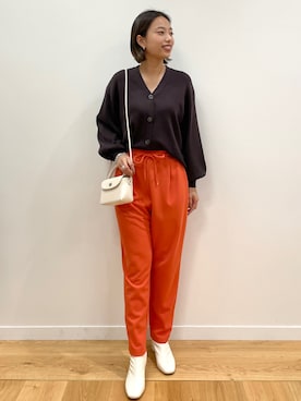 OPAQUE.CLIPスタッフさん（レディース・158cm）の秋コーディネート