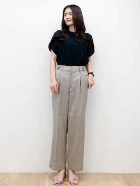 OPAQUE.CLIPスタッフさん(レディース・170cm)の春コーディネート