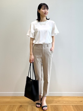 OPAQUE.CLIPスタッフさん（レディース・174cm）の春コーディネート