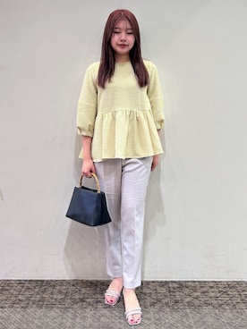 OPAQUE.CLIPスタッフさん（レディース・160cm）の春コーディネート