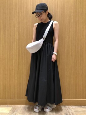 OPAQUE.CLIPスタッフさん(レディース・152cm)の夏コーディネート