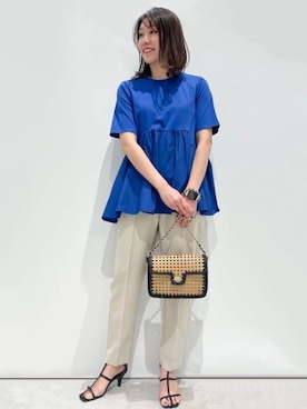 OPAQUE.CLIPスタッフさん(レディース・159cm)の春コーディネート