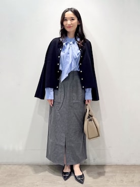 OPAQUE.CLIPスタッフさん（レディース・156cm）の秋コーディネート