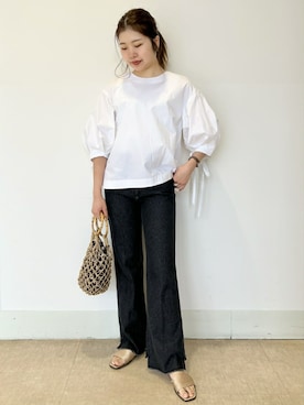 OPAQUE.CLIPスタッフさん（レディース・158cm）の春コーディネート