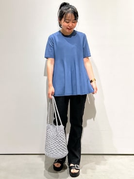 OPAQUE.CLIPスタッフさん（レディース・151cm）の春コーディネート