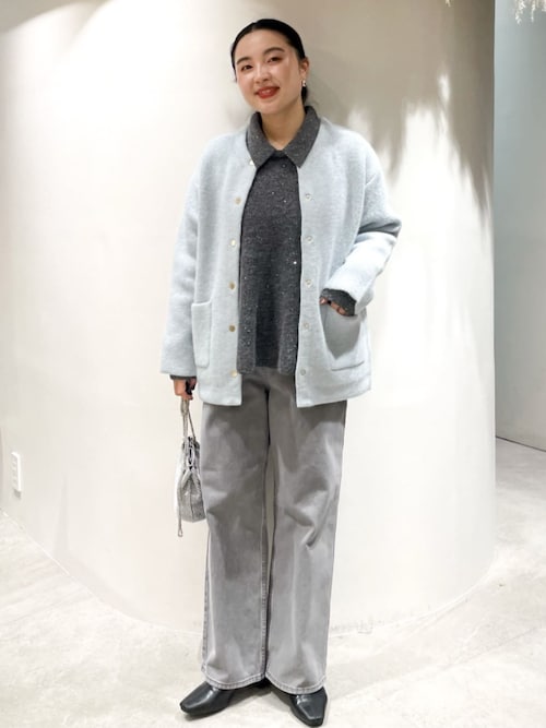 セール】アンゴラ/フォックスブレンド ニットカーディガン【洗濯機OK