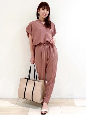 OPAQUE.CLIPスタッフさん(レディース・158cm)の春コーディネート