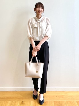 OPAQUE.CLIPスタッフさん（レディース・166cm）の夏コーディネート