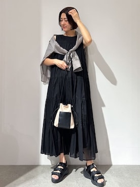 OPAQUE.CLIPスタッフさん（レディース・161cm）の春コーディネート