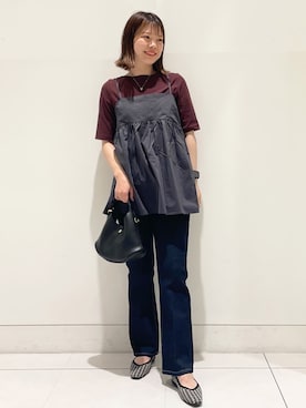 OPAQUE.CLIPスタッフさん(レディース・159cm)の夏コーディネート