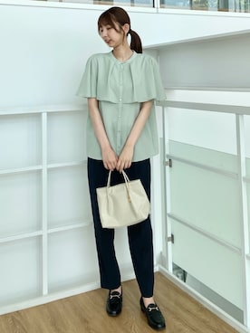 OPAQUE.CLIPスタッフさん(レディース・166cm)の夏コーディネート