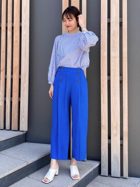 OPAQUE.CLIPスタッフさん（レディース・158cm）の春コーディネート