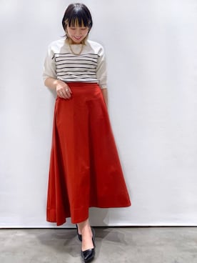 OPAQUE.CLIPスタッフさん（レディース・158cm）の春コーディネート