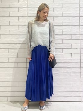 OPAQUE.CLIPスタッフさん（レディース・160cm）の秋コーディネート