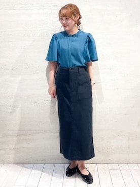 OPAQUE.CLIPスタッフさん（レディース・153cm）の秋コーディネート