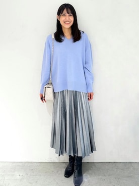 OPAQUE.CLIPスタッフさん（レディース・165cm）の秋コーディネート