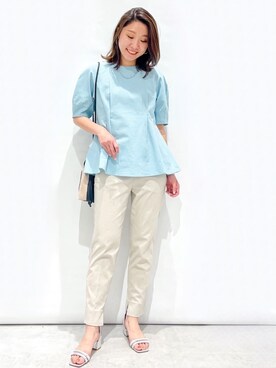 OPAQUE.CLIPスタッフさん(レディース・159cm)の夏コーディネート