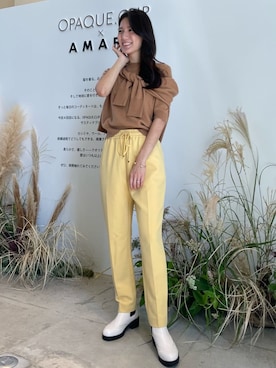 OPAQUE.CLIPスタッフさん(レディース・158cm)の秋コーディネート