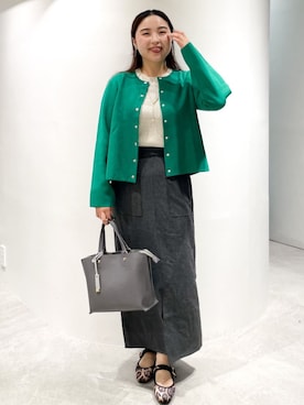 「オペークドットクリップ」｜OPAQUE.CLIPスタッフさん（レディース・155cm）の秋コーディネート