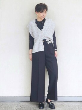 OPAQUE.CLIPスタッフさん(レディース・161cm)の秋コーディネート