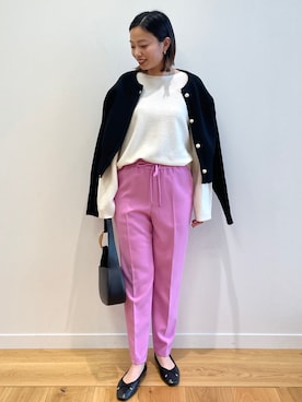 OPAQUE.CLIPスタッフさん（レディース・158cm）の冬コーディネート