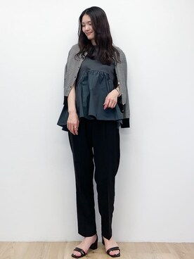 OPAQUE.CLIPスタッフさん(レディース・170cm)の春コーディネート