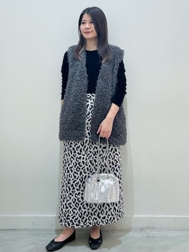 「ベストコーデ」｜「アイテム（パンプス）」を使った、OPAQUE.CLIPスタッフさん（レディース・155cm）の秋コーディネート