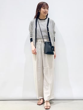 OPAQUE.CLIPスタッフさん（レディース・157cm）の春コーディネート