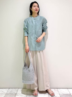 OPAQUE.CLIPスタッフさん（レディース・174cm）の春コーディネート