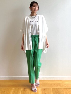 OPAQUE.CLIPスタッフさん（レディース・166cm）の春コーディネート