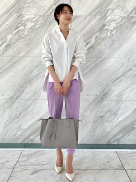 OPAQUE.CLIPスタッフさん(レディース・158cm)の春コーディネート