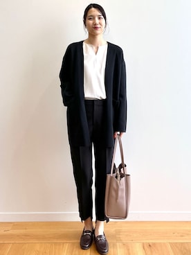 OPAQUE.CLIPスタッフさん（レディース・174cm）の秋コーディネート