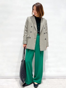 OPAQUE.CLIPスタッフさん（レディース・158cm）の秋コーディネート