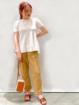 OPAQUE.CLIPスタッフさん（レディース・158cm）の春コーディネート