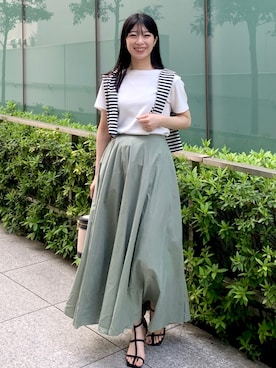 OPAQUE.CLIPスタッフさん(レディース・158cm)の春コーディネート