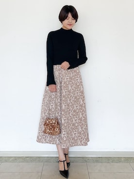 OPAQUE.CLIPスタッフさん（レディース・161cm）の秋コーディネート