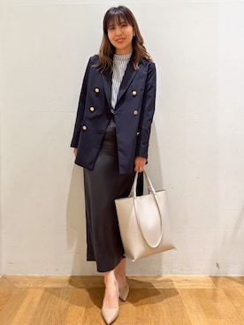 OPAQUE.CLIPスタッフさん（レディース・167cm）の春コーディネート