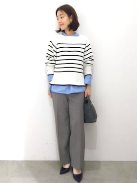 OPAQUE.CLIPスタッフさん（レディース・158cm）の秋コーディネート