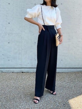 OPAQUE.CLIPスタッフさん（レディース・158cm）の春コーディネート