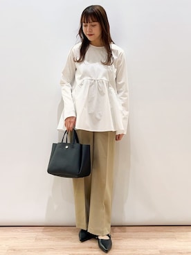 OPAQUE.CLIPスタッフさん（レディース・157cm）の冬コーディネート