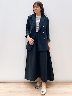 OPAQUE.CLIPスタッフさん(レディース・157cm)の春コーディネート