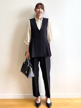 OPAQUE.CLIPスタッフさん（レディース・166cm）の夏コーディネート