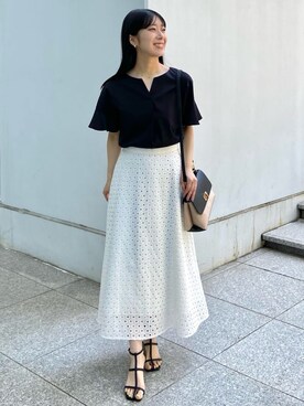 OPAQUE.CLIPスタッフさん（レディース・158cm）の春コーディネート