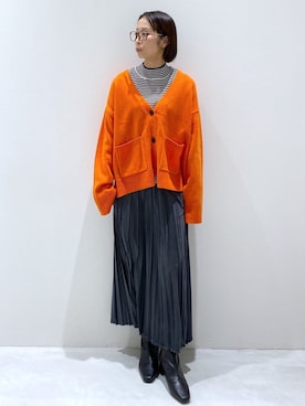 OPAQUE.CLIPスタッフさん（レディース・156cm）の冬コーディネート