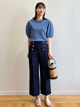 OPAQUE.CLIPスタッフさん（レディース・174cm）の春コーディネート