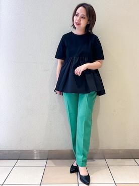 OPAQUE.CLIPスタッフさん(レディース・152cm)の春コーディネート