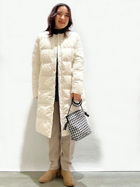 OPAQUE.CLIPスタッフさん（レディース・155cm）の冬コーディネート