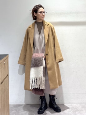 OPAQUE.CLIPスタッフさん（レディース・163cm）の冬コーディネート