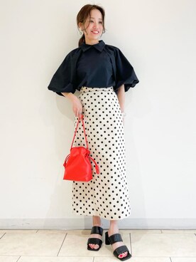 OPAQUE.CLIPスタッフさん（レディース・158cm）の春コーディネート