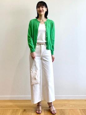 OPAQUE.CLIPスタッフさん（レディース・174cm）の春コーディネート